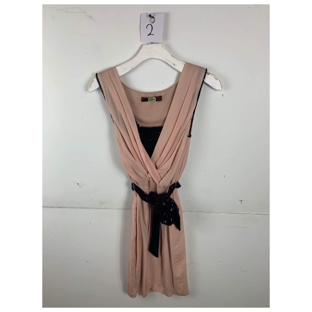 Anthropologie Eva Franco Pale Pink Mini Sleeveless Dress